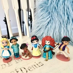 Disney, Animators Collection, Figurines, Cake Toppers, Lot of 6, Good Condition